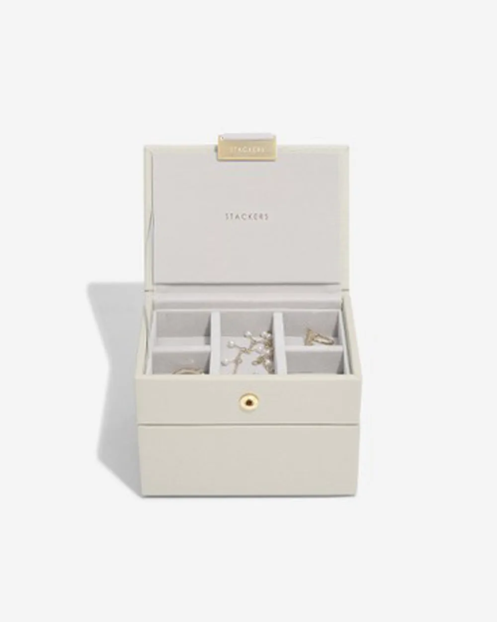 Stackers Micro Jewellery Box  Oatmeal