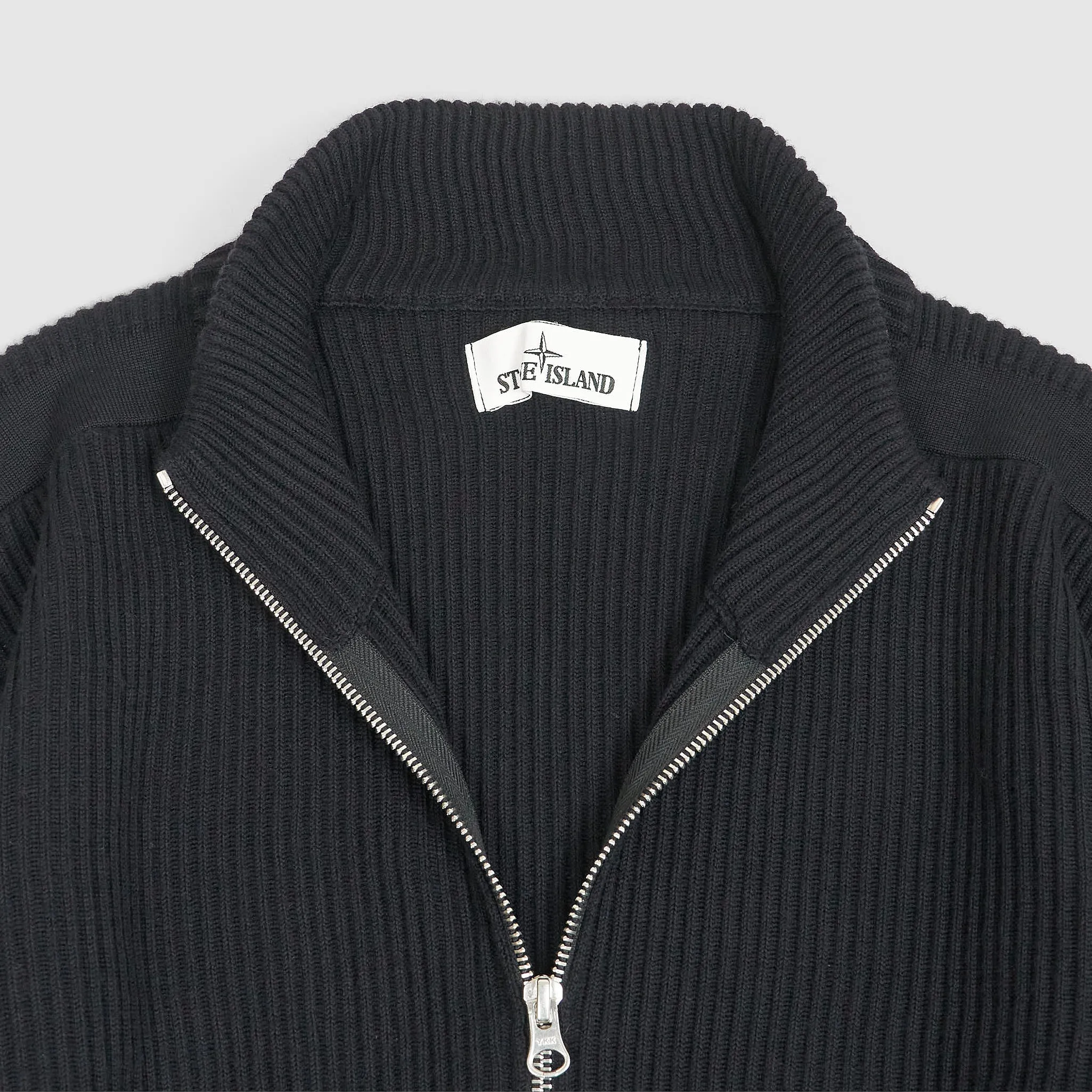 Stone Island Full-Zip Stand-Up Collar Cardigan