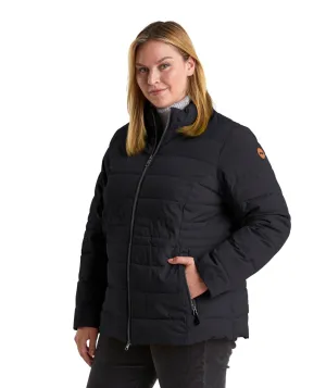 STOY Mia Women’s Plus Size Puffer Jacket Black Blue Sizes 20-28