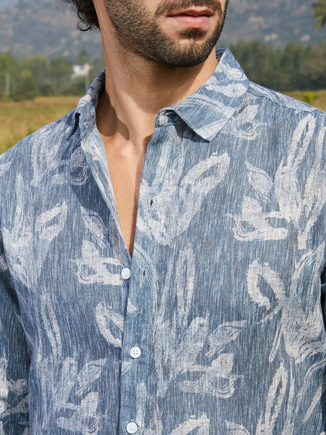 Stroked-Petals Shirt