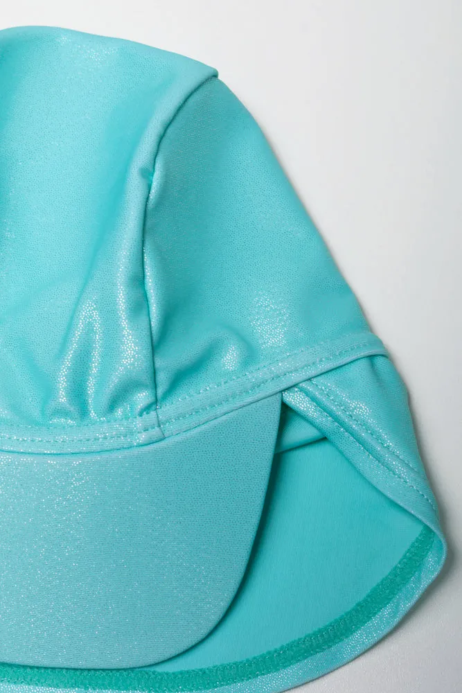 Swimsuit With Hat Teal