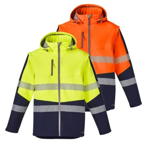 Syzmik ZJ453 Unisex Streetworx 2 In 1 Stretch Softshell Jacket