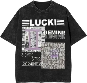 T Shirts for Men Over Sized Loose Fit T-Shirt Heavy Cotton Washed Vintage Tee Unisex Shirts