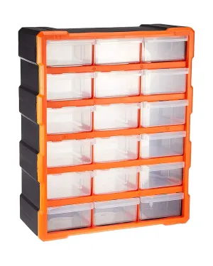 Tactix 18 Drawers Storage Bin