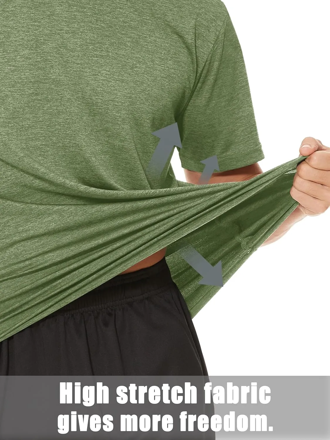 TACVASEN Mens Workout Shirts Short Sleeve Athletic Dry Fit Tshirts Running Gym Crewneck T-Shirts