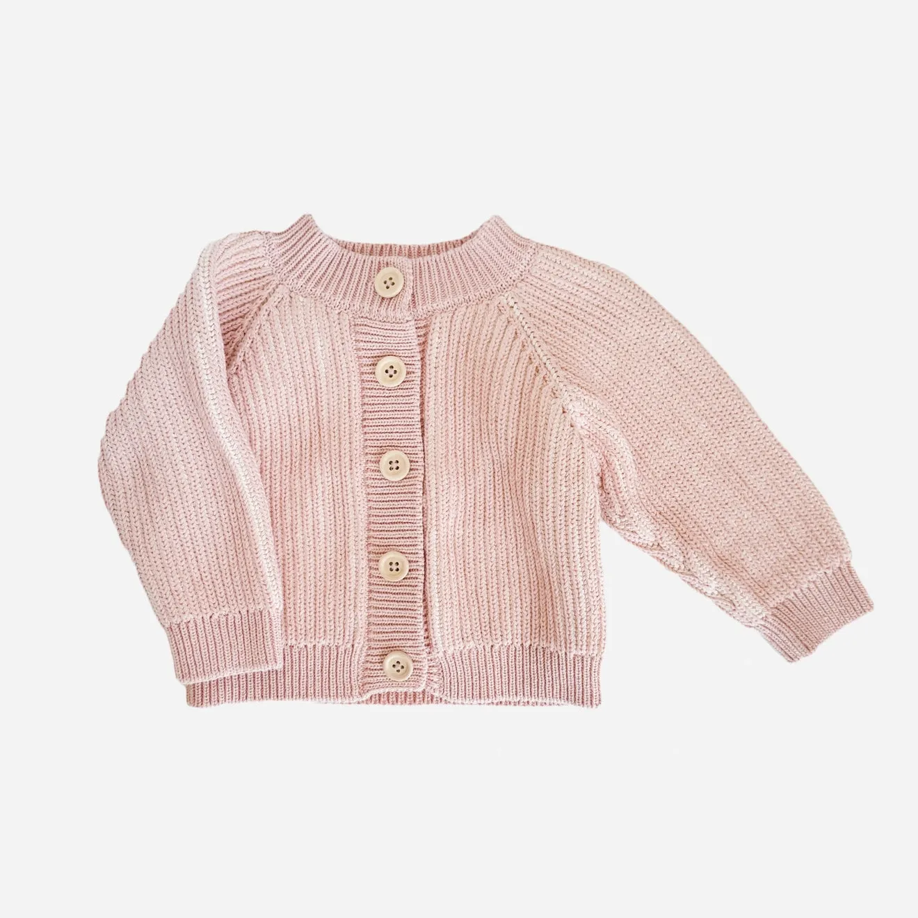 The Bluberry Hill infant girl cotton brioche cardigan