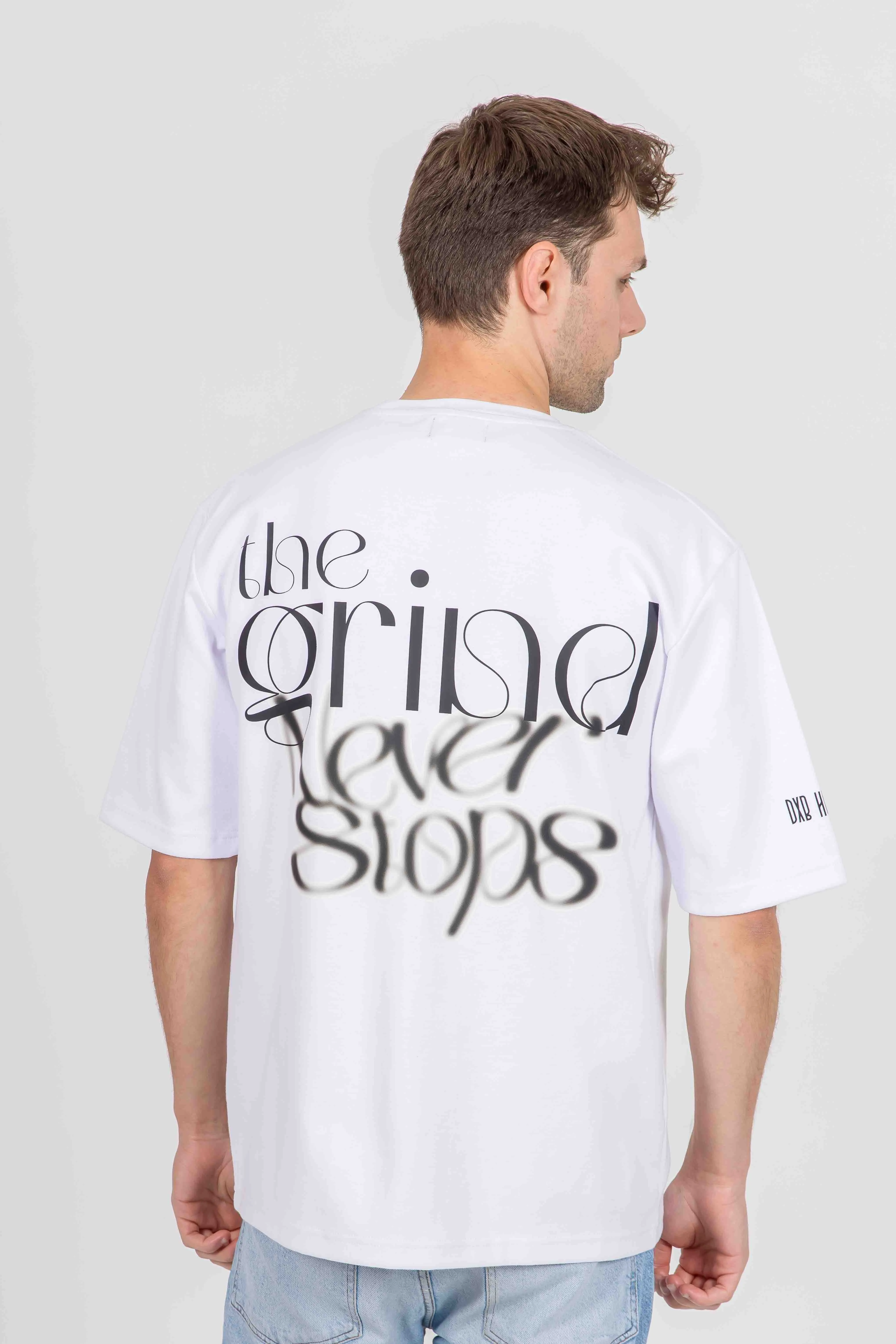 The Grind Never Stops Oversized T-Shirt