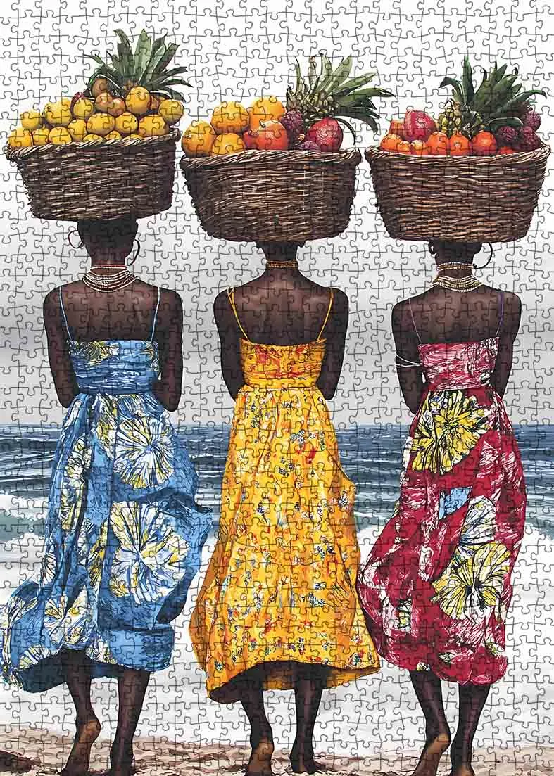 Tropical Fruit Carriers Jigsaw Puzzle