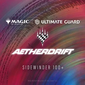 Ultimate Guard Sidewinder 100  Xenoskin Magic: The Gathering "Aetherdrift" - Design 9