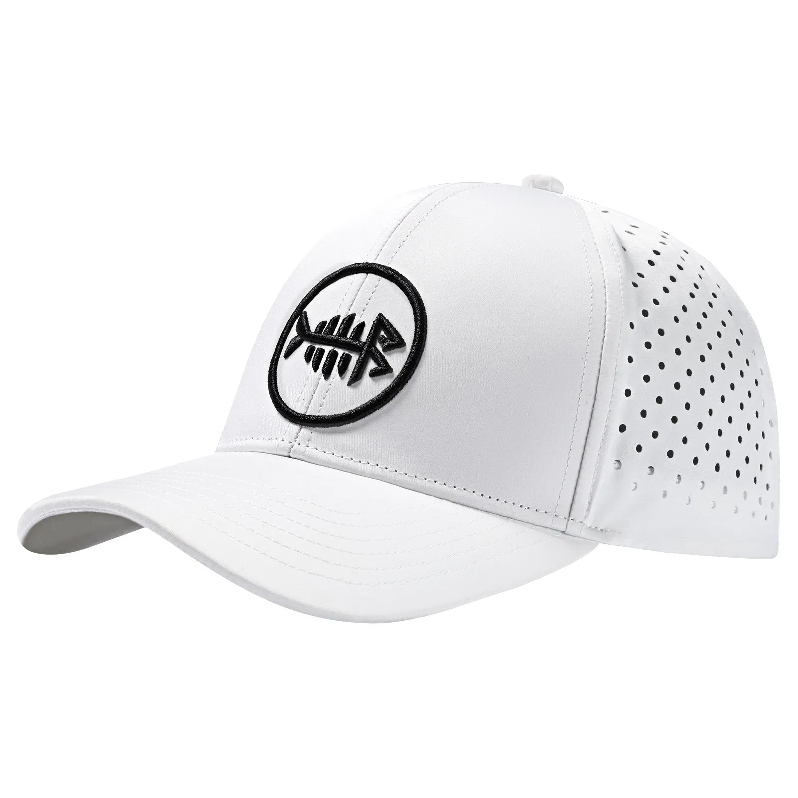 Unisex UPF 50  Water Resistant Laser Cut Mesh Baseball Cap FH14