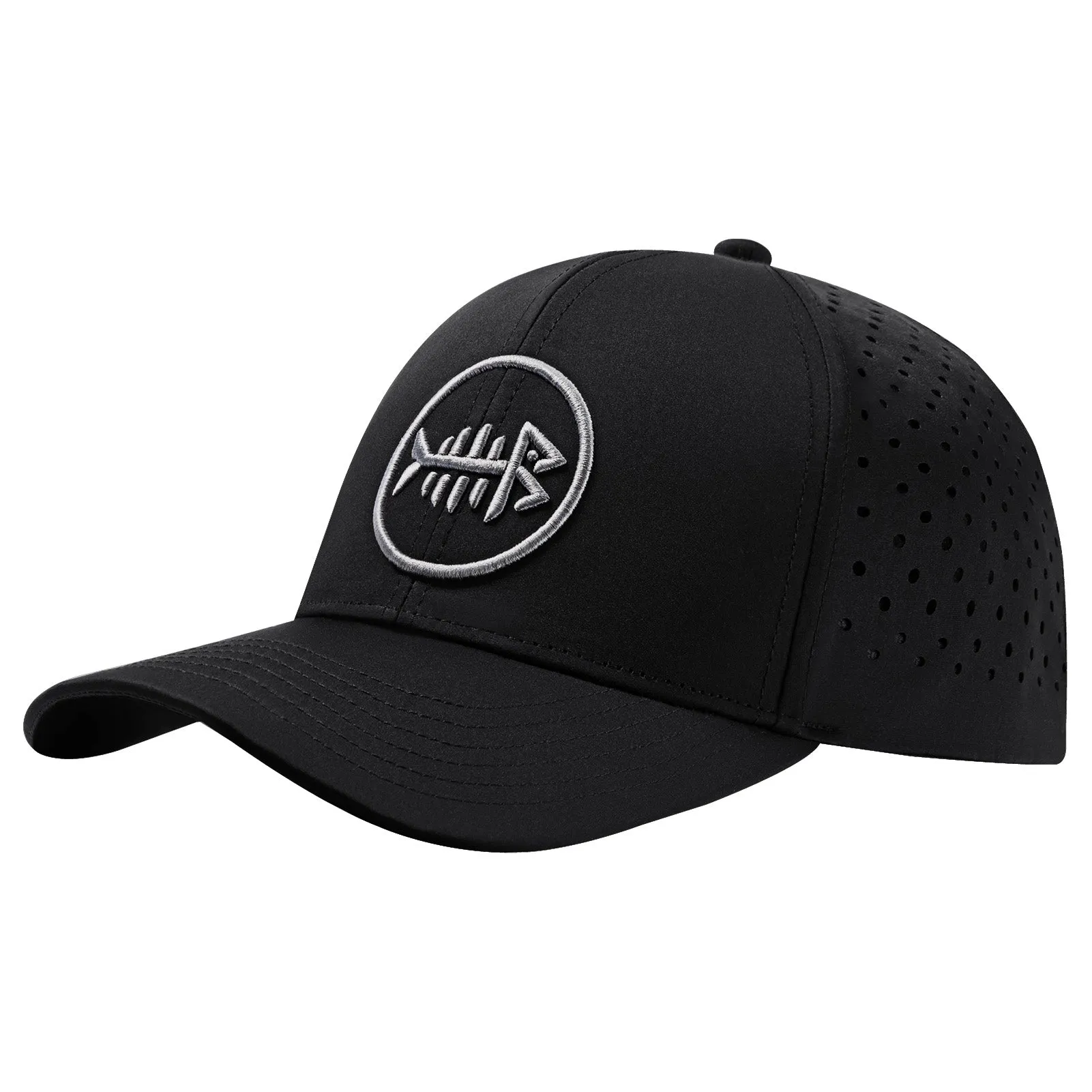 Unisex UPF 50  Water Resistant Laser Cut Mesh Baseball Cap FH14
