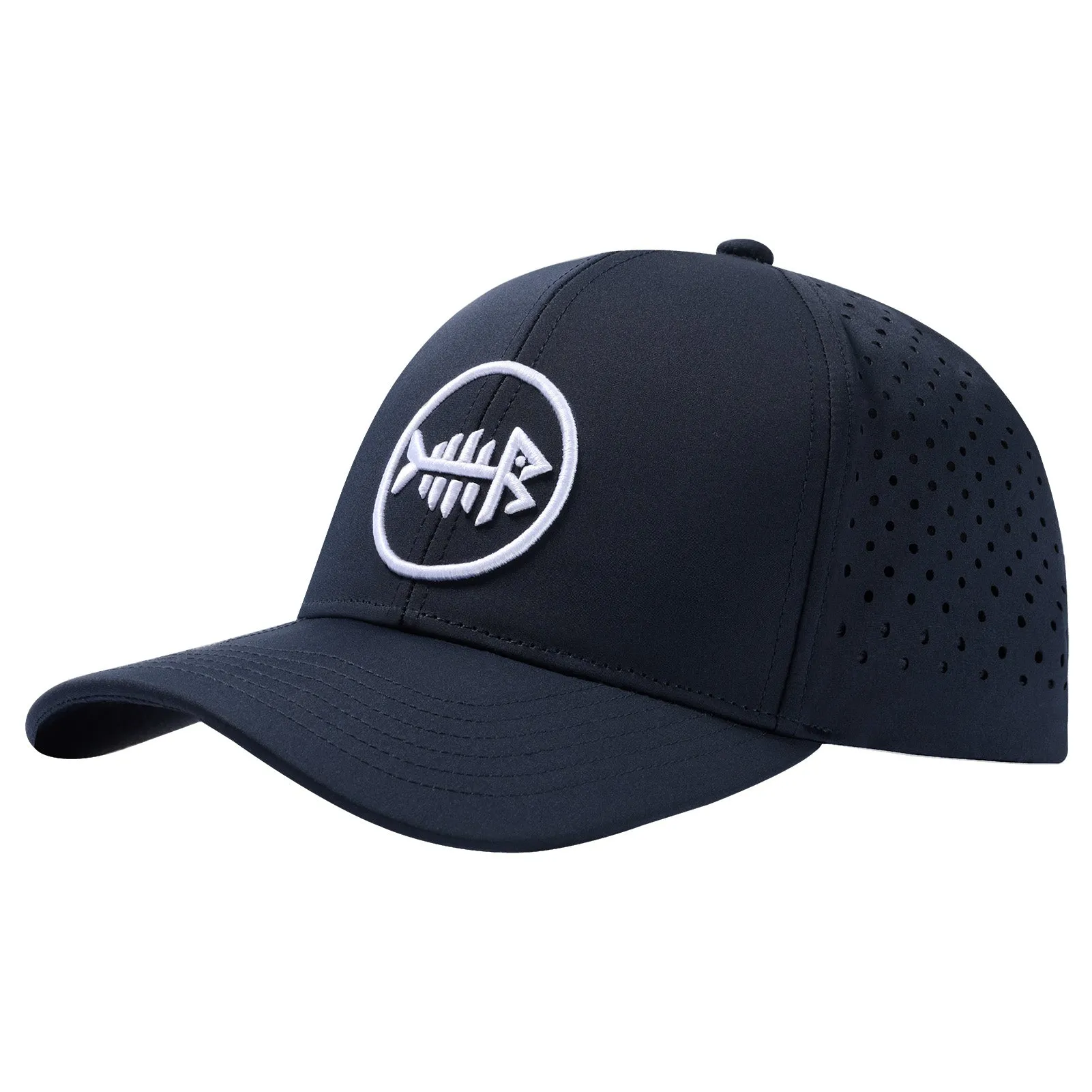 Unisex UPF 50  Water Resistant Laser Cut Mesh Baseball Cap FH14
