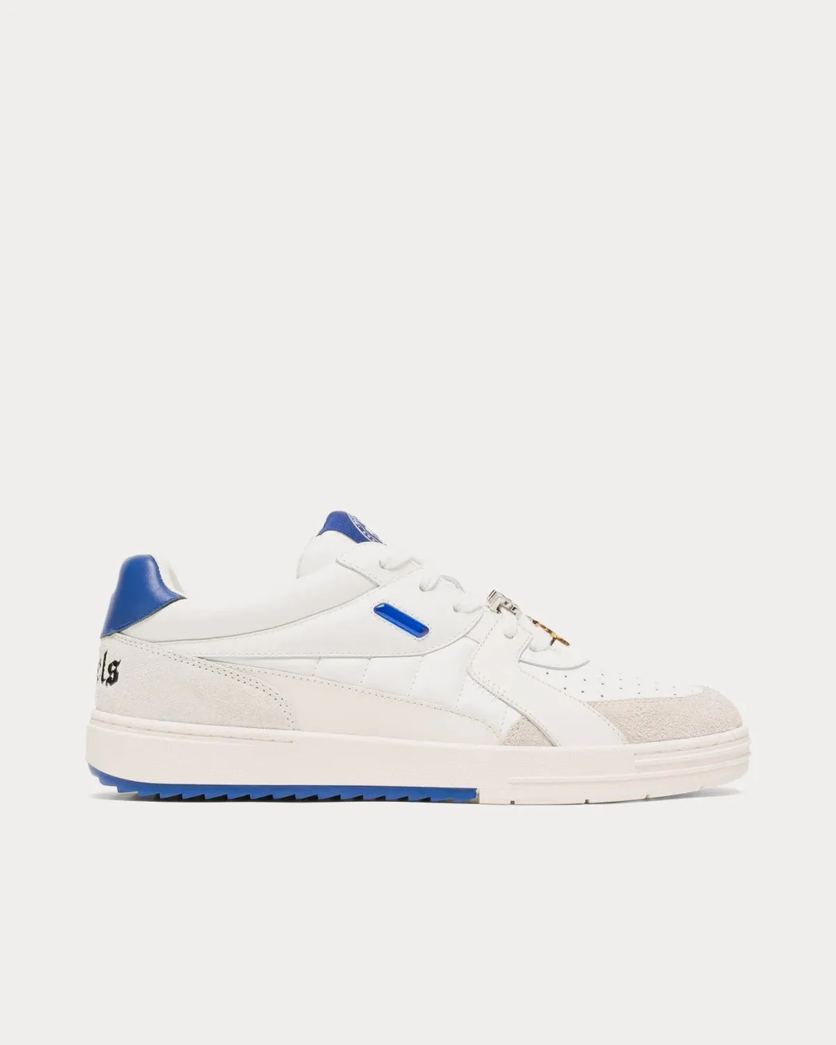 University 'BEAT' White / Blue Low Top Sneakers