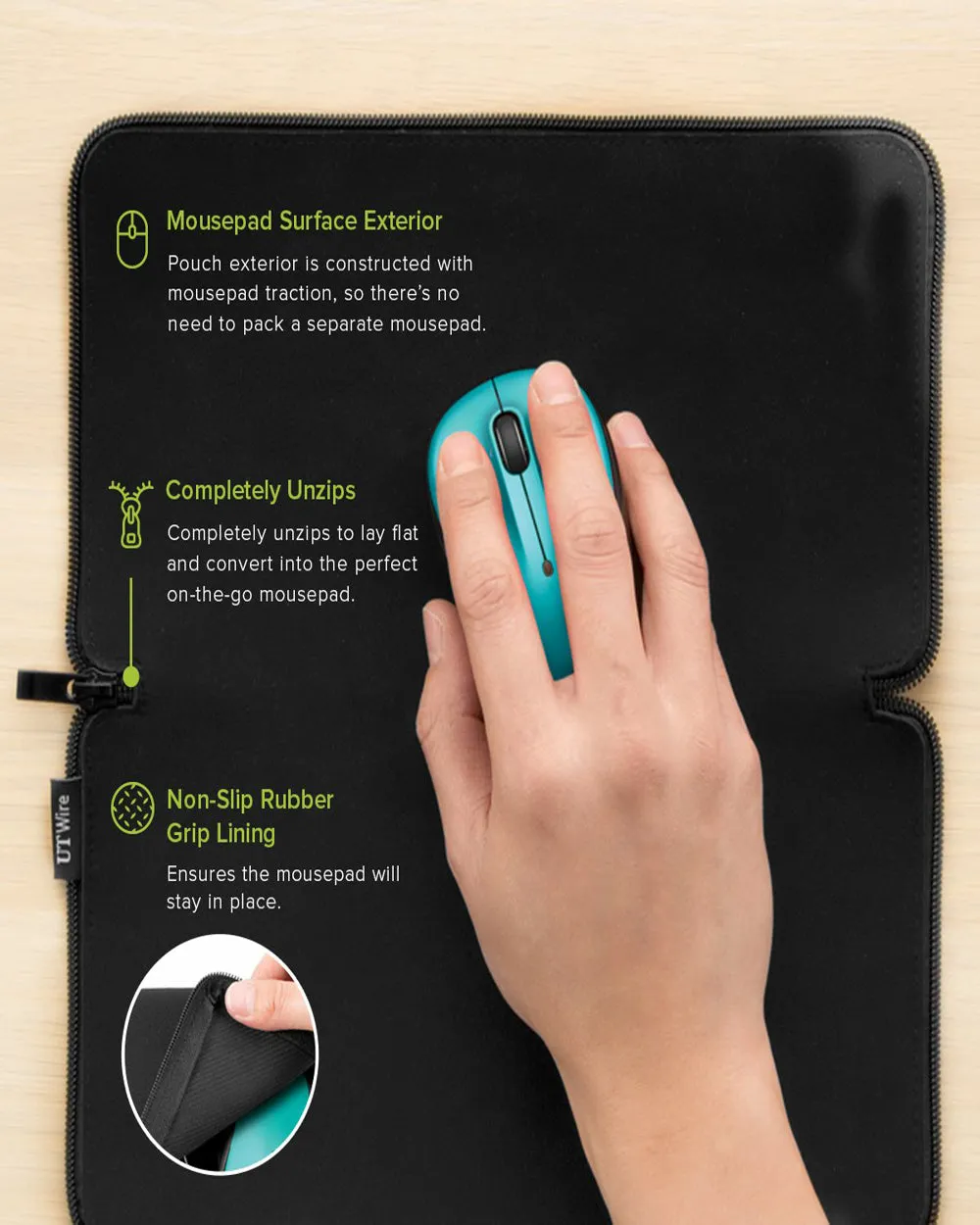 UTW Pocket For Laptop-Black