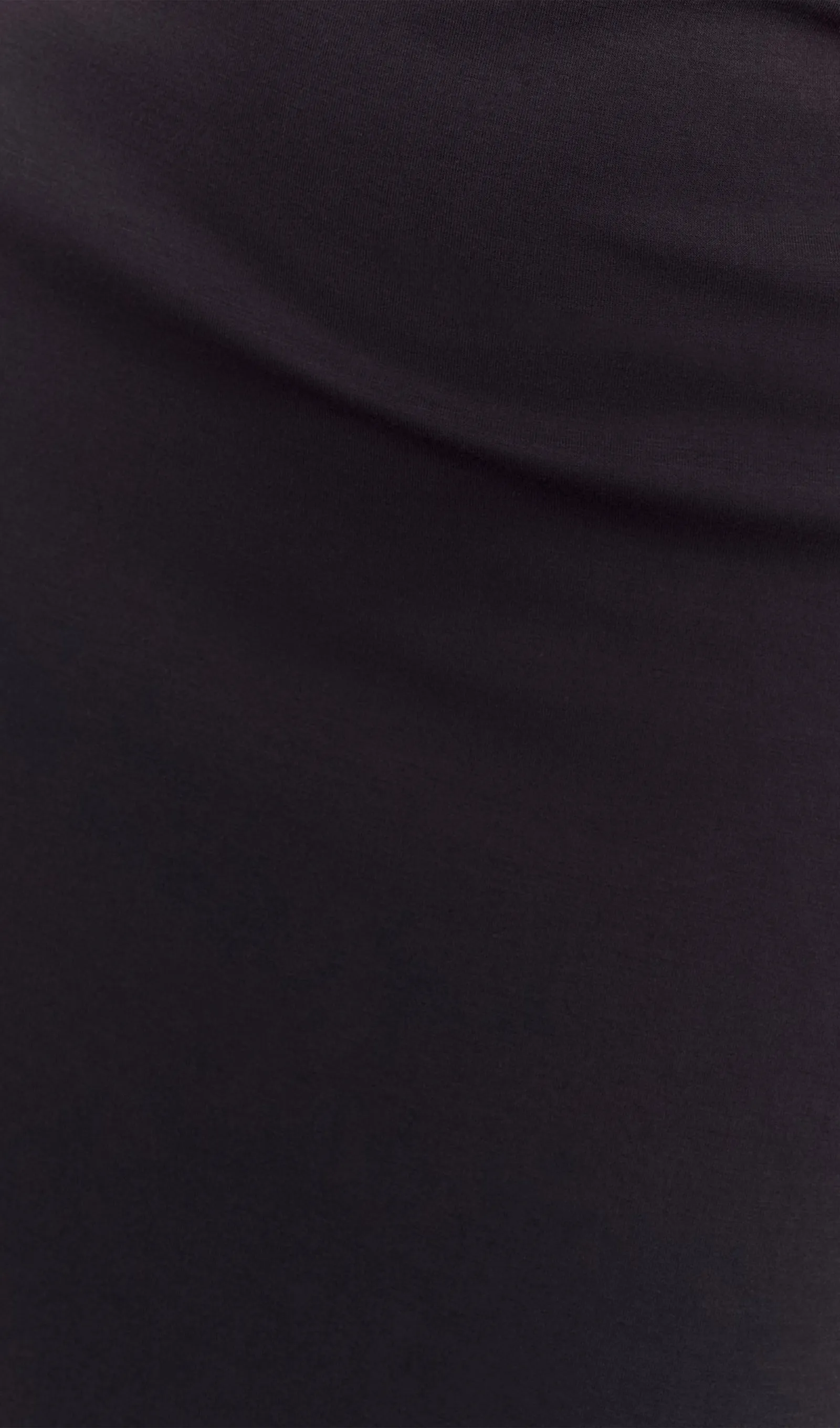 V Neck Crepe Twist Maxi Dress