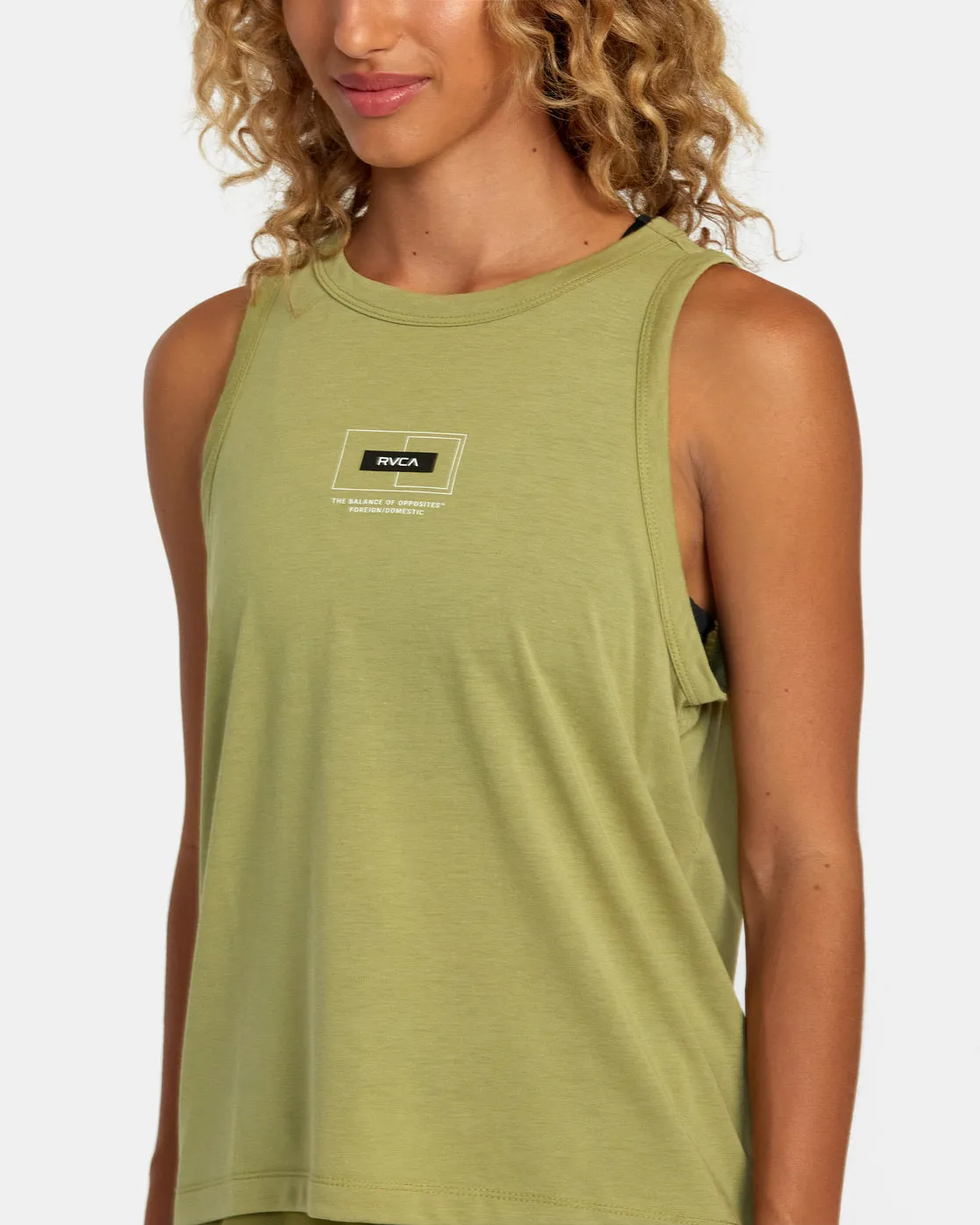 VA Muscle Workout Tank Top - Leaf