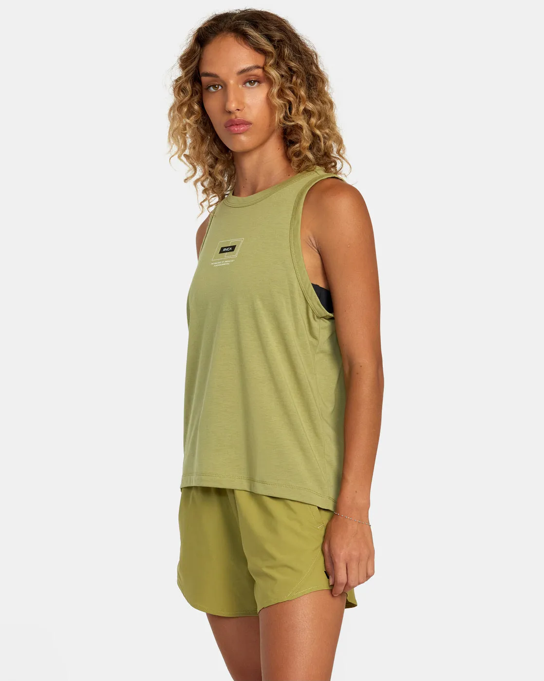 VA Muscle Workout Tank Top - Leaf