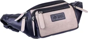 Vegan Leather Fanny Pack - Stylish & Water-Resistant Unisex Waist Bag with Multiple Zipper Compartments, Adjustable Strap for Travel & Everyday Use.