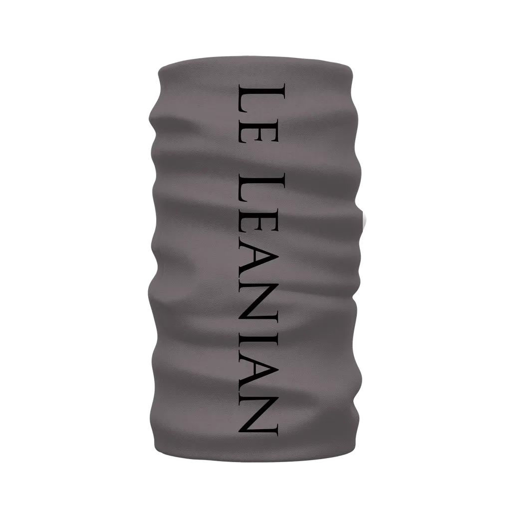 Versailles Golden Skull Breathing Butterflies- French Gothic Neck Warmer- Morf Scarf- in Lavender Steel | Le Leanian™
