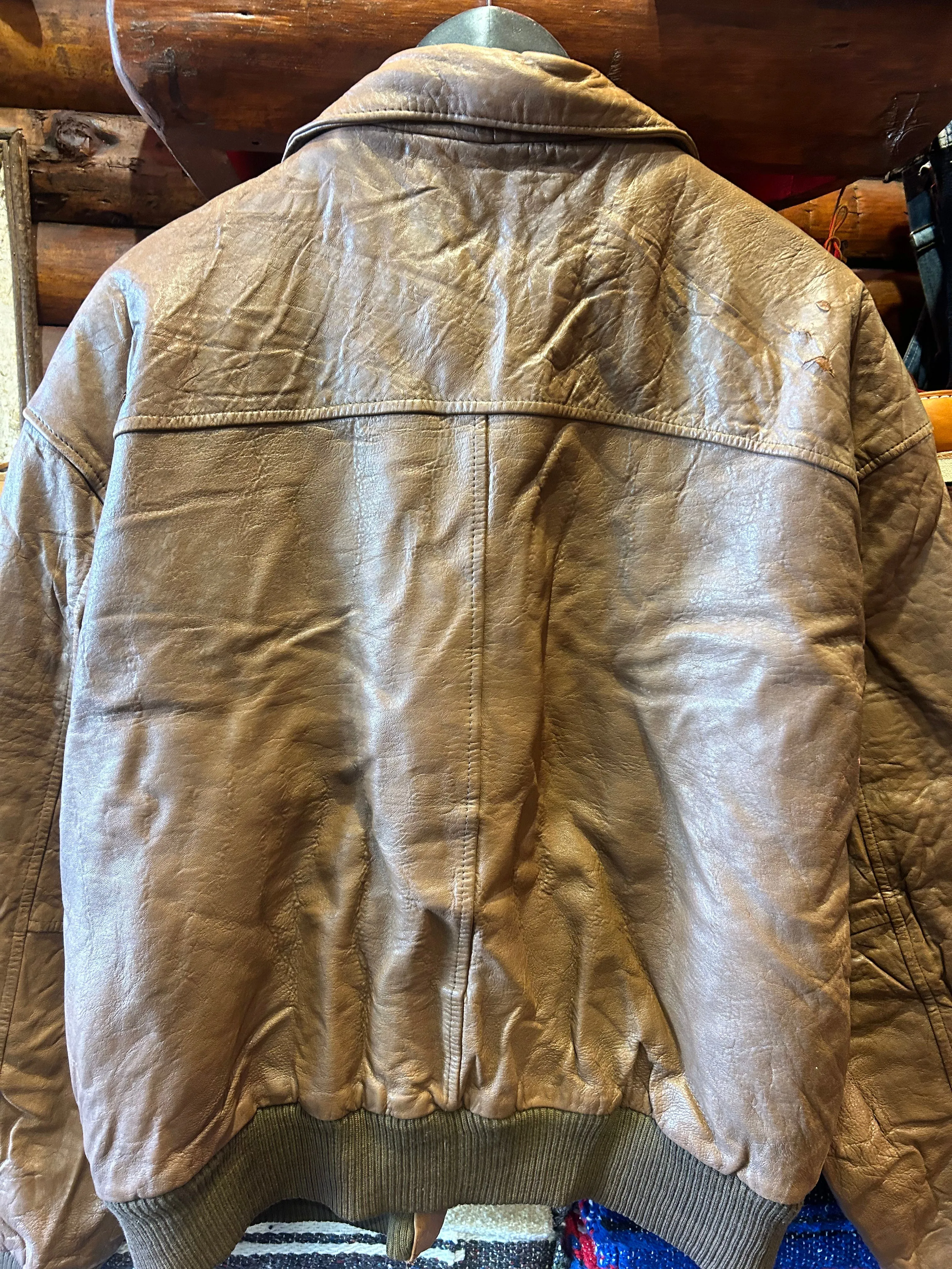 Vintage Adventure Bound WW11 Style Bomber Jacket