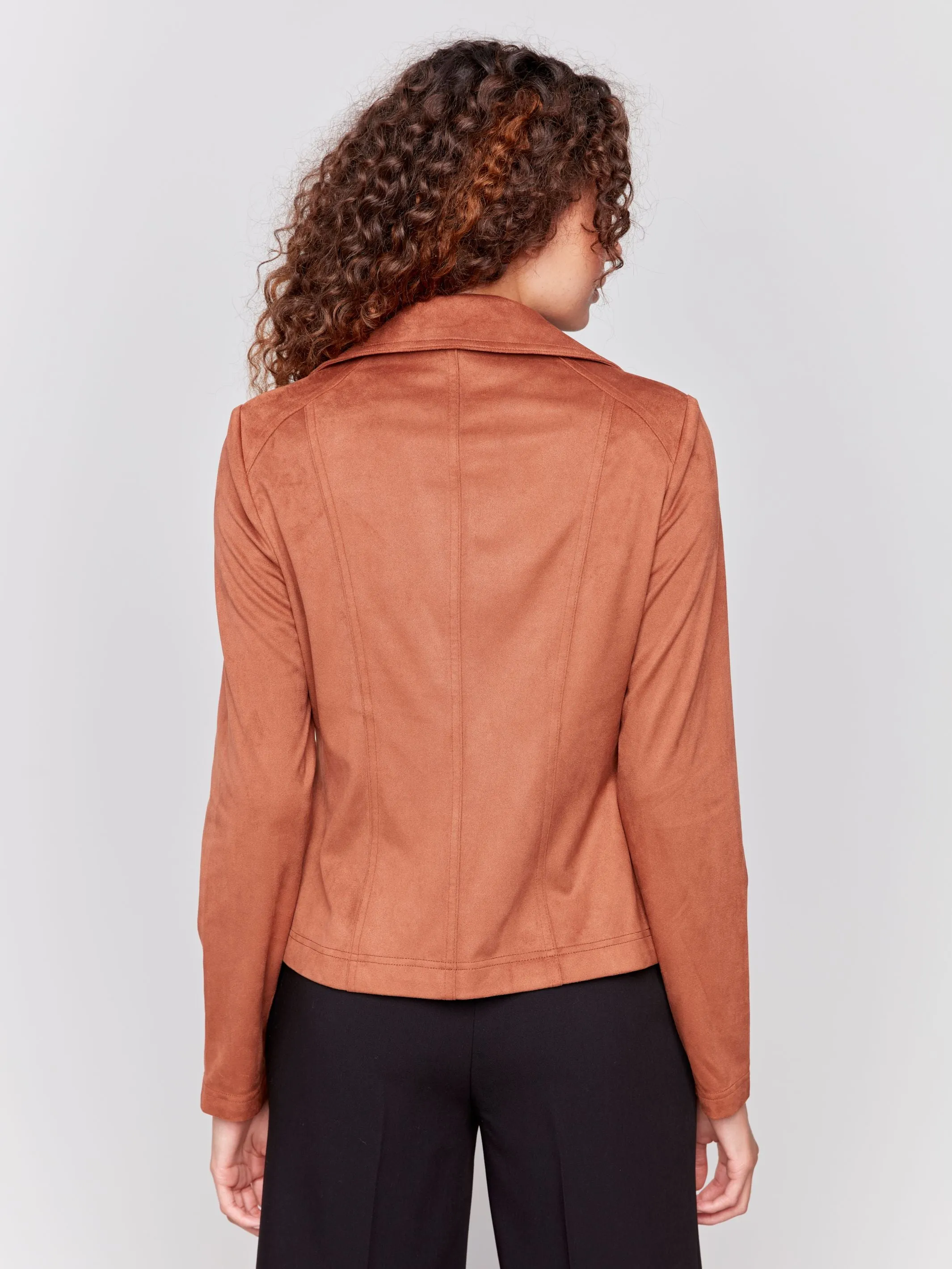 Vintage Suede Moto Jacket - HQ