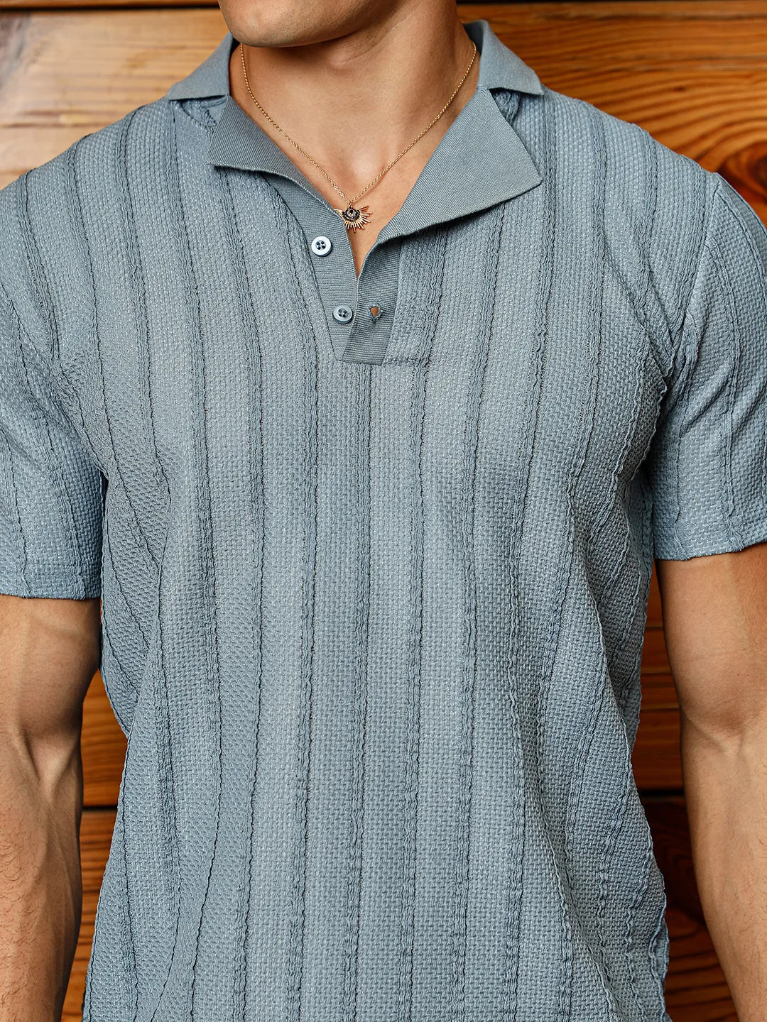 Wicker-Tactitle Polo T-Shirt