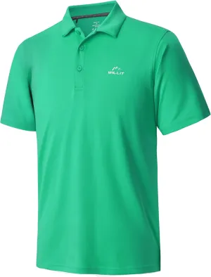 Willit Men's Golf Polo Shirt Short Sleeve Quick Dry Athletic Tennis Casual Shirts Golf Shirts for Men