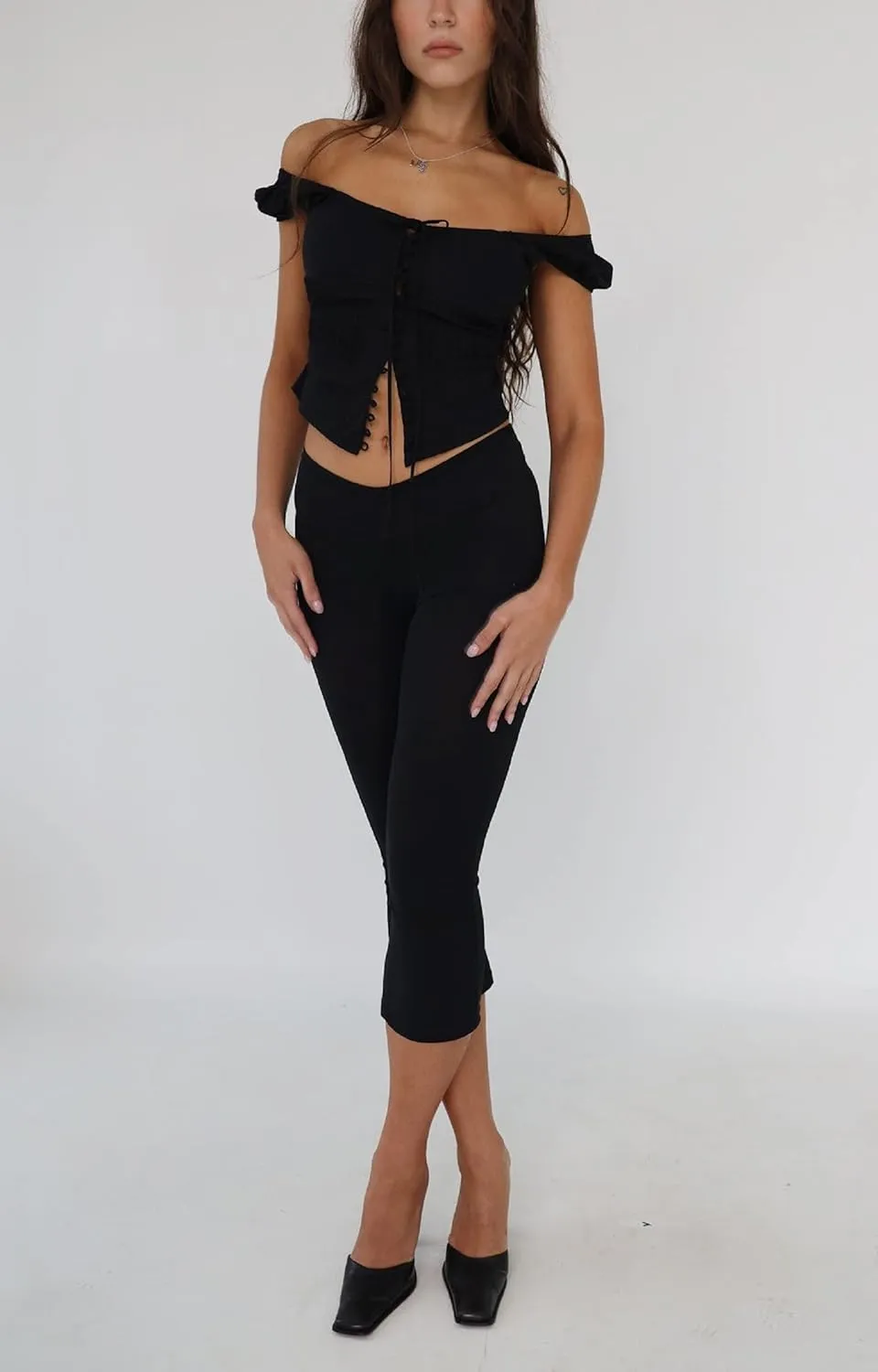 Women Lace Trim Crop Camis Low Cut Slim Fit Camisole Square Neck Tank Sleeveless Spaghetti Strap Tops Streetwear