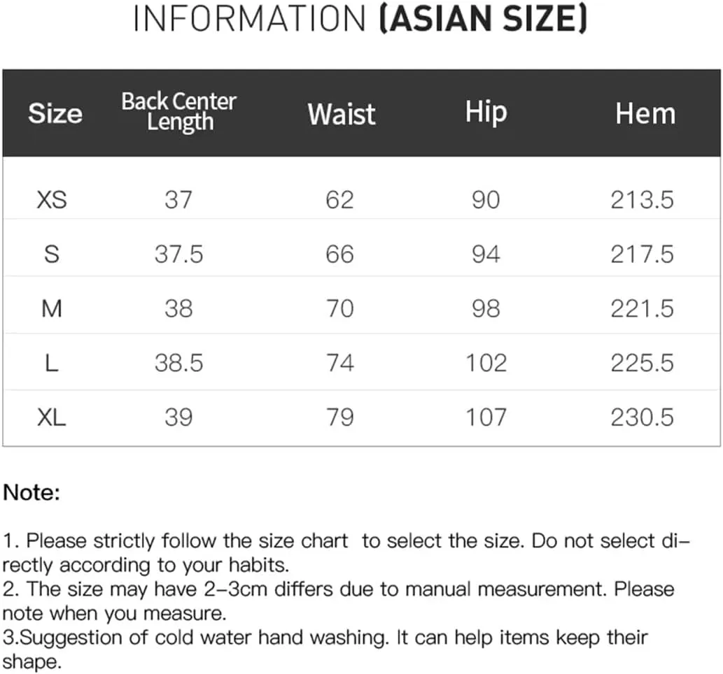 Women Spring Office High Waisted Pleated Skirt Casual Lightweight A-Line Skirts