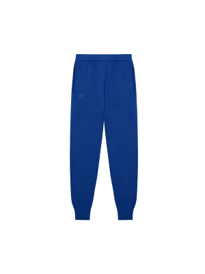 Womens DNA Regenerative Merino Wool Track Pants—earth blue