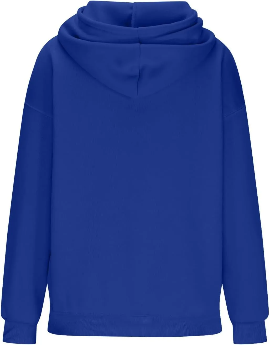 Women's Hoodies Oversized Casual Plus Size Sweatshirts with Drawstring Crew Neck Long Sleeve Cute Fleece Tops