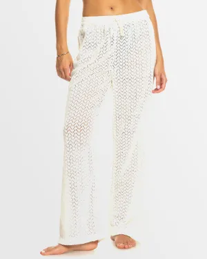 Womens Mood Moving Crochet Beachy Cover Up Pants