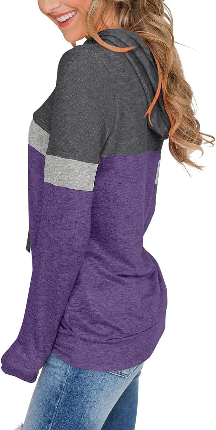 Womens Tops Ladies Tunics Casual Shirts Long Sleeve Hoodie Pullover Blouses Loose Fitting Tees Fashion Clothing Sweatshirts