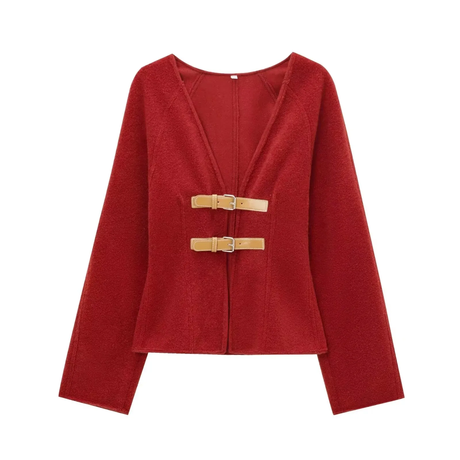 Women's Vintage Style Buckle Jacket