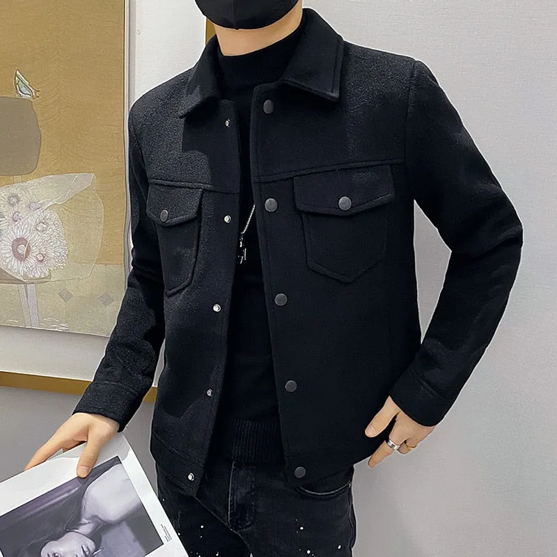 Woolen Casual Coat
