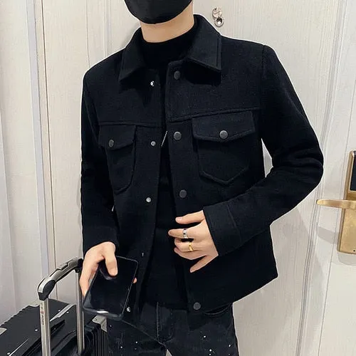 Woolen Casual Coat