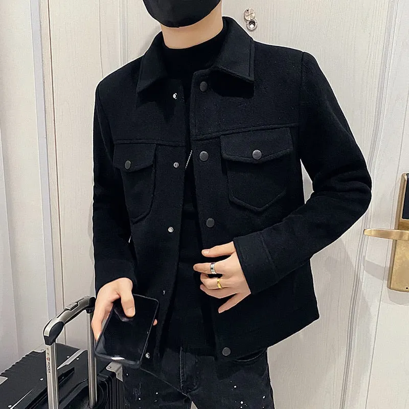 Woolen Casual Coat