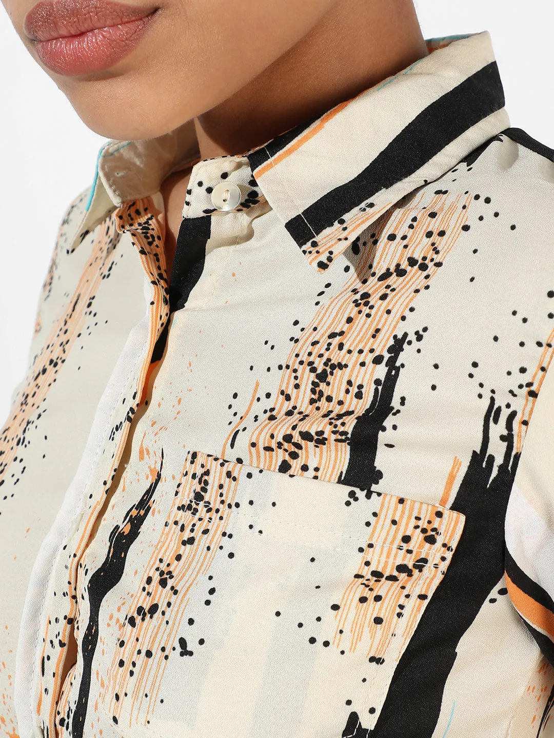 Yellow Printed Top
