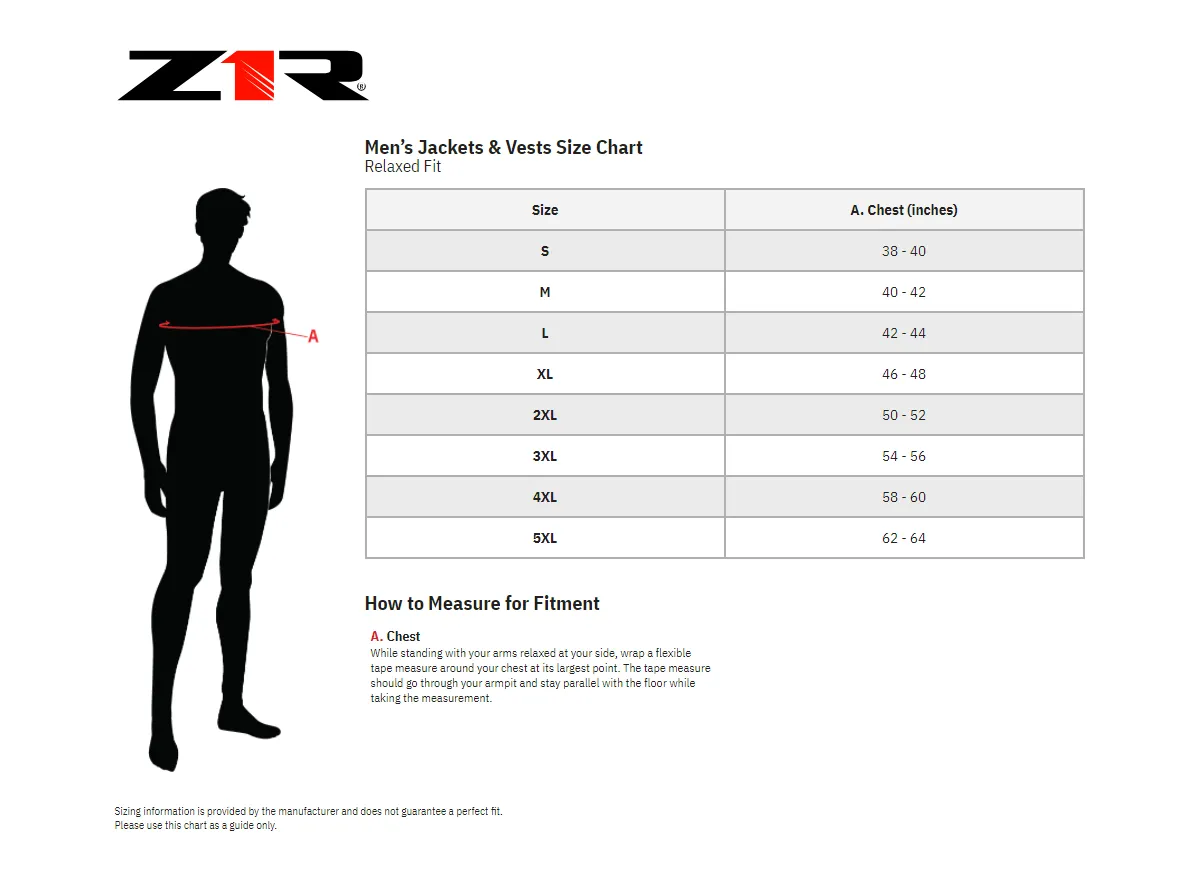 Z1R Men's Shaman Bomber Motorcycle Jacket