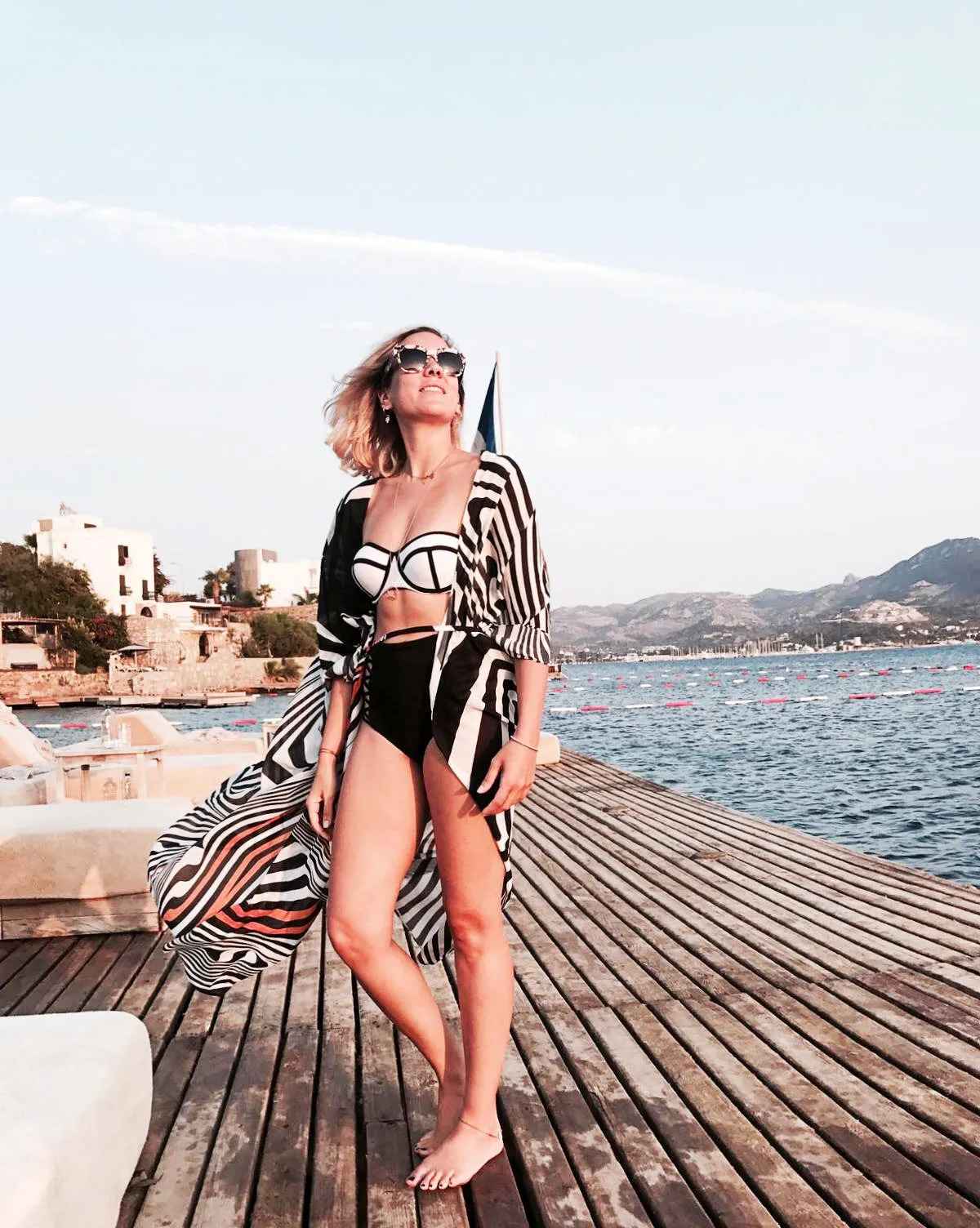 Zebra Print Chiffon Loose Beach Cardigan #Cardigan #Chiffon #Zebra