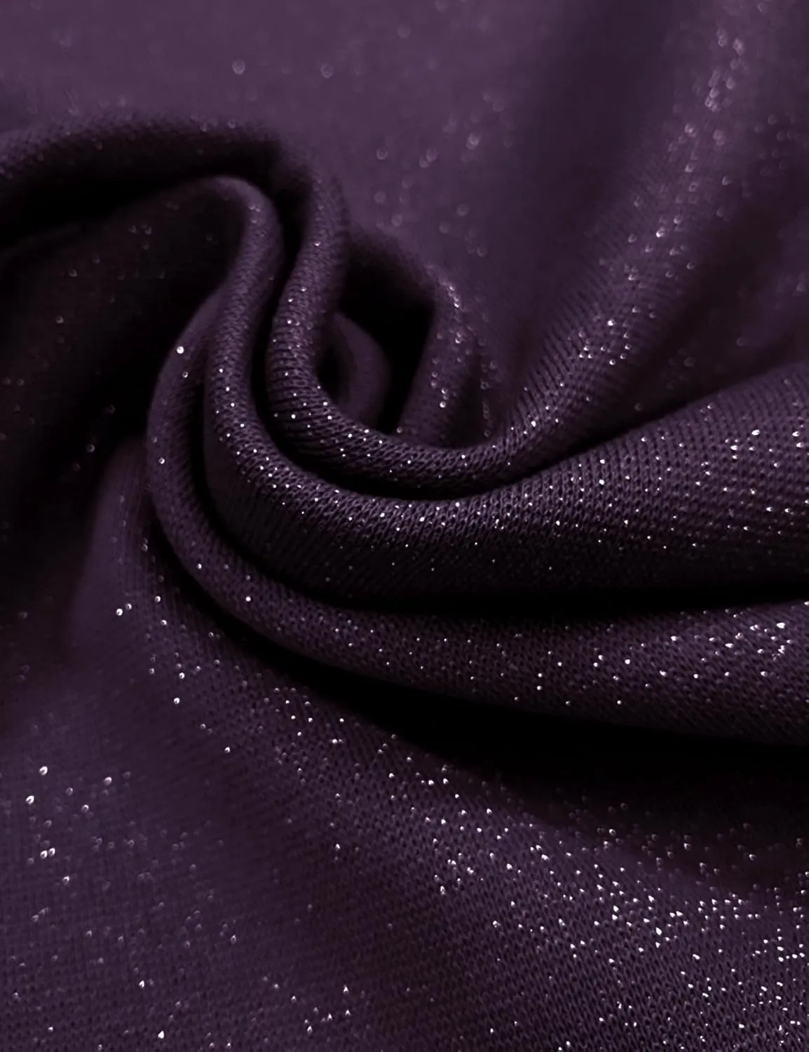 ZOMVA Plus Size 0X-4X Sparkly Glitter Ruched Bodycon Midi Dress Sparkle Sequin Wrap Ruffle Sleeve Dress Cocktail Party Formal
