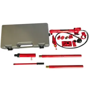 ZUN 10 Ton Portable Power Hydraulic Jack Red 44495882